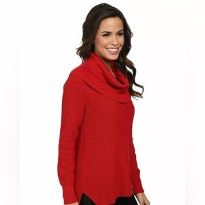 Michael Kors Red Cowl Neck Sweater